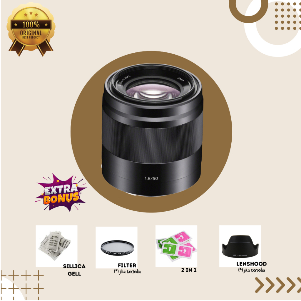 [LENSA FIX] LENSA SONY E50MM F1.8 OSS MULUS SECOND BERGARANSI