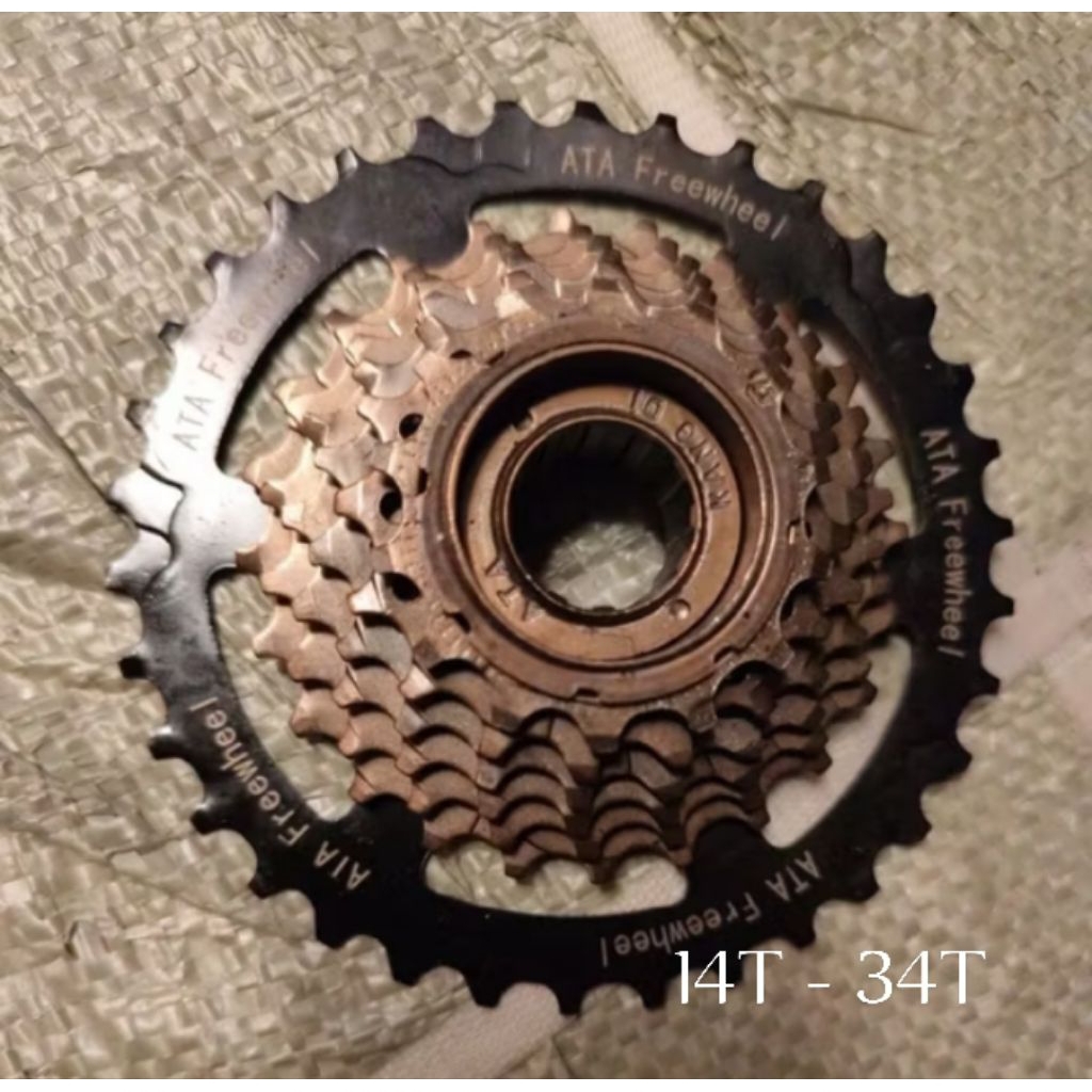 Sprocket Gir / Freewheel Belakang Sepeda 7 Speed Megarange