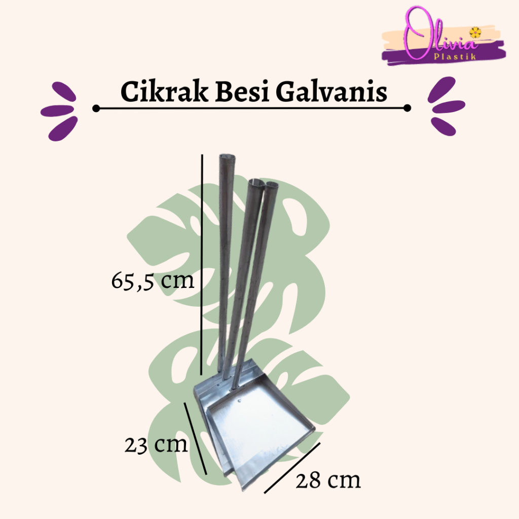 KHUSUS INSTANT GOJEK Sekrop/ Cikrak/ Pengki Besi Galvanis Anti Karat