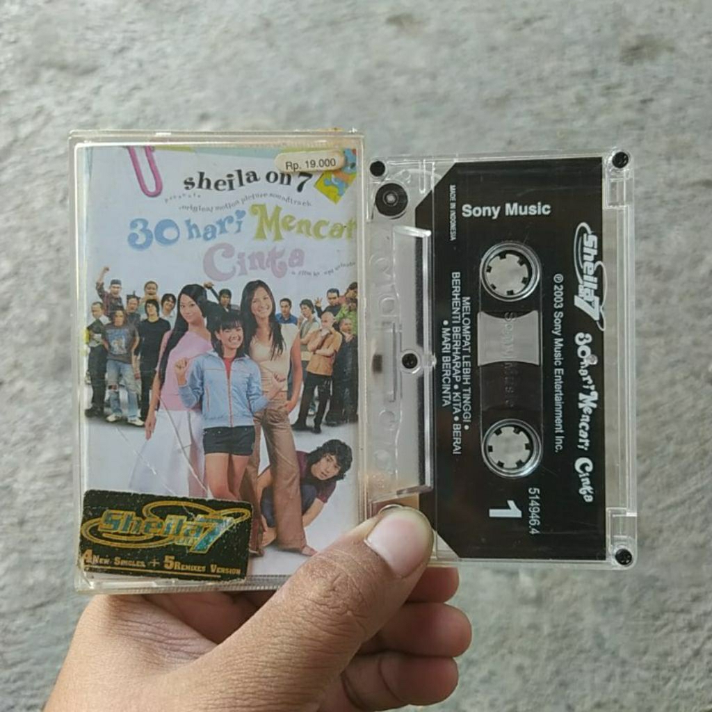 Kaset Pita Sheila  On  7 - 30 Hari Mencari Cinta