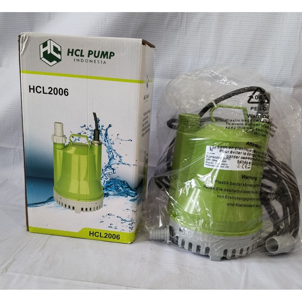 pompa celup (submersible pump) merek HCL PUMP model HCL2006. 