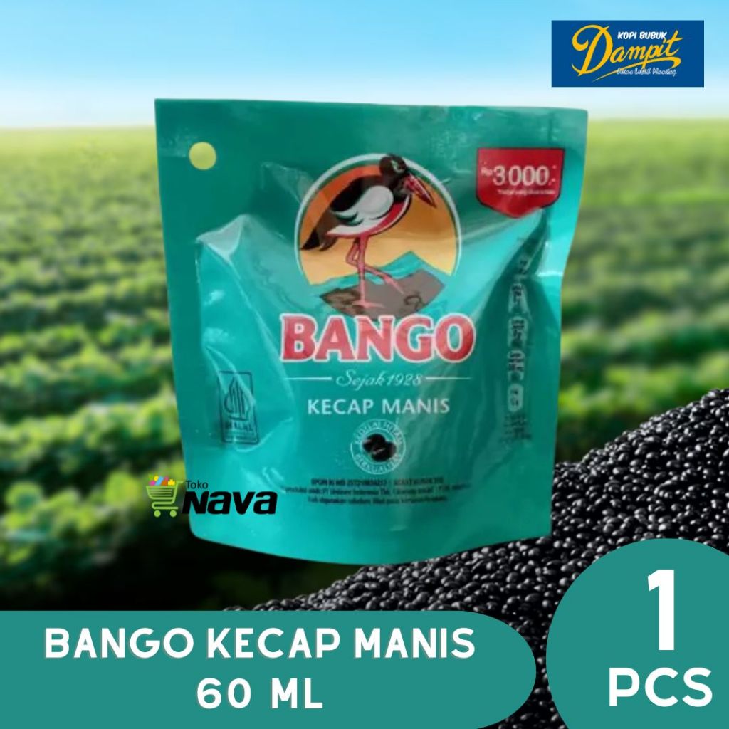 KECAP MANIS BANGO 60ml  / BANGO KECAP MANIS / KECAP BANGO POUCH