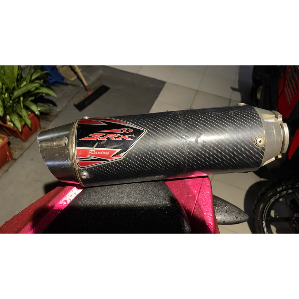 silencer knalpot racing original SRX Racing inlet 50mm