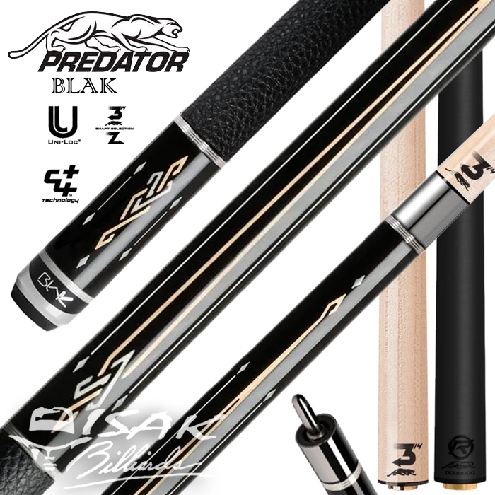 Predator BLAK 5-1 Leather Wrap - Uniloc Low deflection