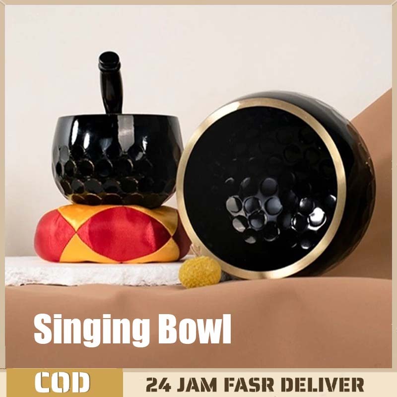 Singing Bowl Tibet Meditasi Bowl Suara Lonceng Tibet Bowl Yoga dan Penyembuhan Alat Relaksasi Buatan