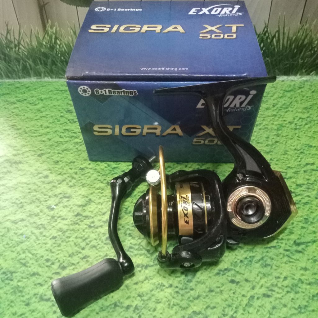 REEL MINI UL EXORI SIGRA XT 500 POWER HANDLE ALUMUNIUM SPOOL