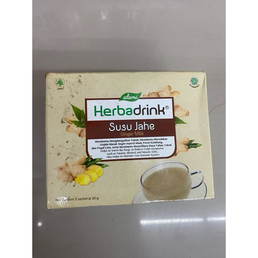 HERBADRINK SUSU JAHE 1 BOX