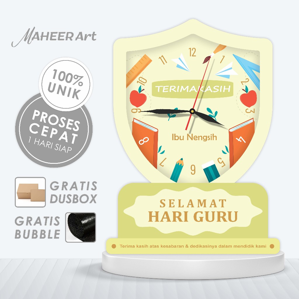 Hadiah Terimakasih Untuk Perpisahan Guru Dengan Custom Nama Dan Tulisan Hampers Bapak Ibu Wali Kelas