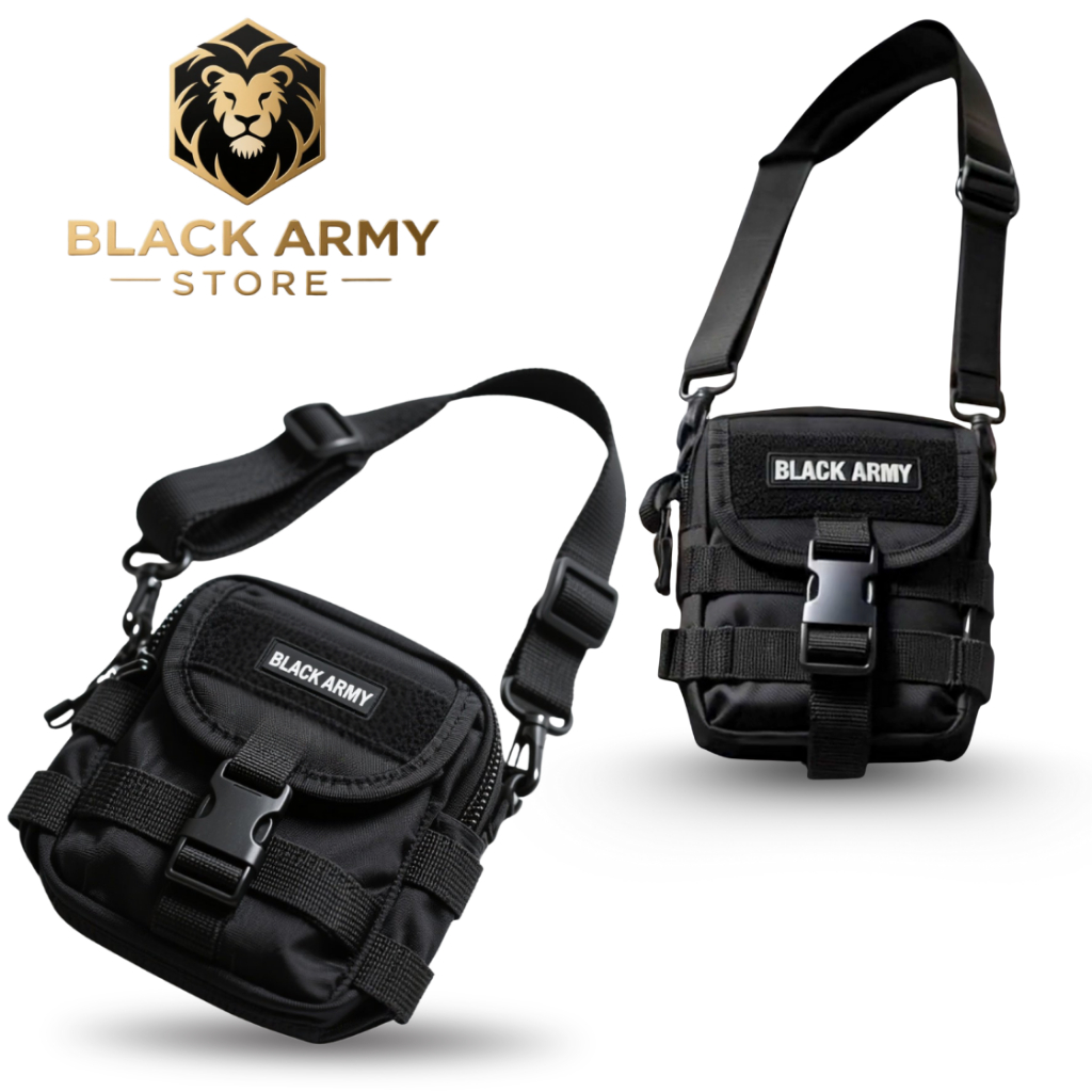 tas selempang slingbag pria wanita kekinian distro casual trendy cowok keren kekinian
