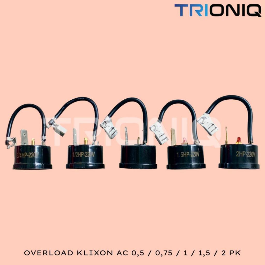 OVERLOAD KLIXON AC 1/2 PK, 3/4 PK, 1 PK, 11/2 PK, 2 PK