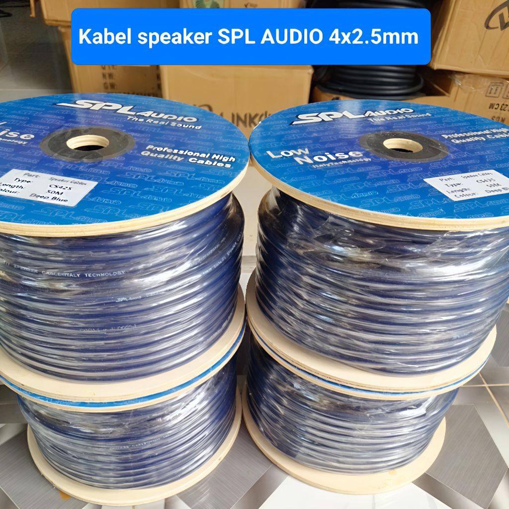 1.meter Kabel speaker SPL AUDIO 4x2,5mm CS425 Kabel spiker SPL 4x2.5mm original