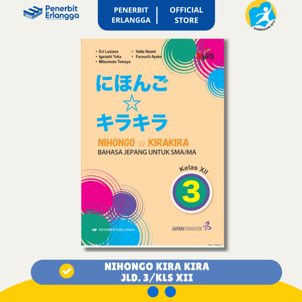 [Erlangga Official] Nihongo Kira-Kira Sma Kelas 12 K13N Revisi
