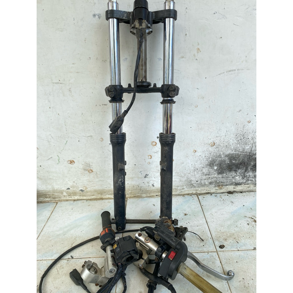 SHOCK DEPAN SKOK DEPAN SET NINJA RR NEW BUKAN R SS ORIGINAL COPOTAN