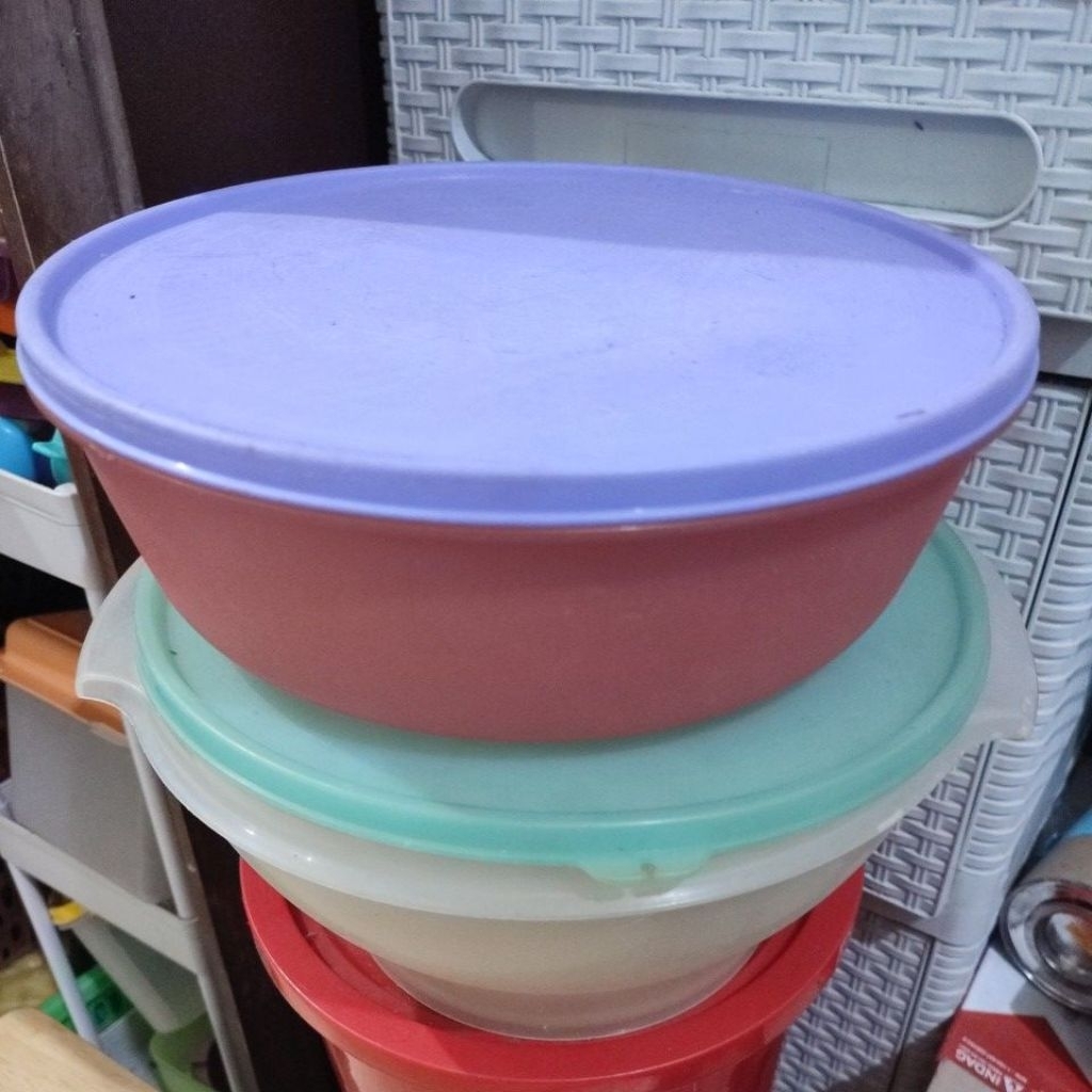 Jumbo Bowl CWL Tupperware ori second preloved
