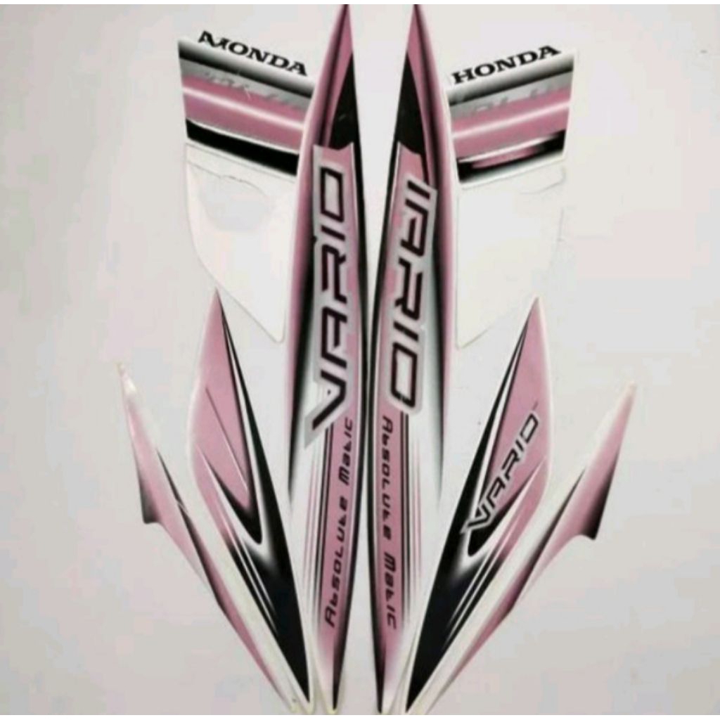 Striping Vario 110 2008 putih pink
