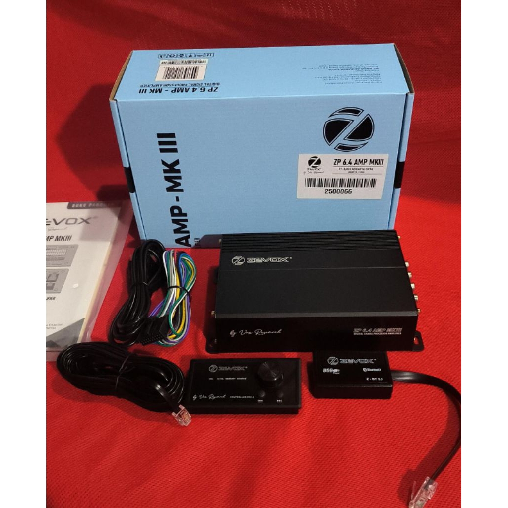 Prosesor Zevox ZP 6.4 AMP MK lll /Prosesor Zevox ZP 6.4 AMP MK lll- DSP processor audio mobil