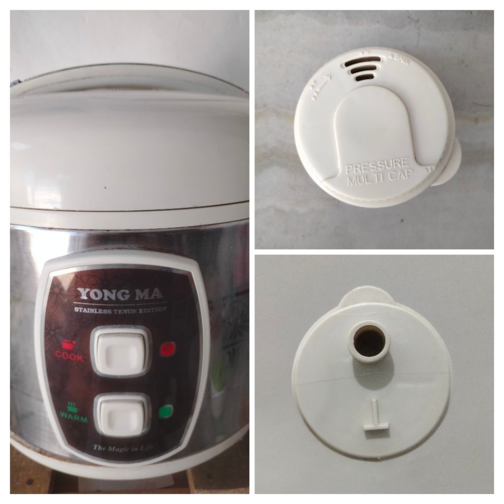 Tongolan Pembuangan Tutup Uap Magic Com Yongma SMC 7013 / MC 3150 / YMC 501