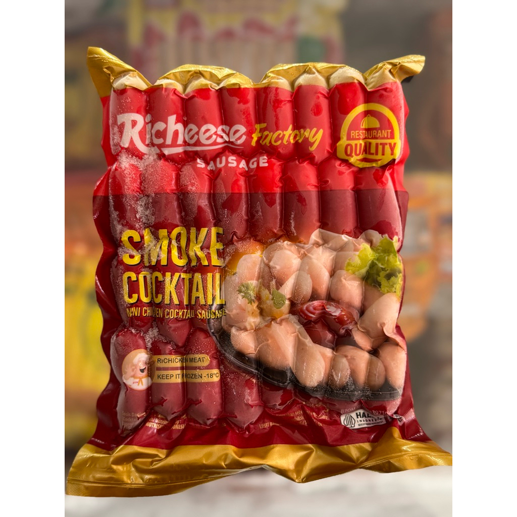 Richeese Factory Smoke Cocktail / Sosis Ayam Coktail Richeese 360gr