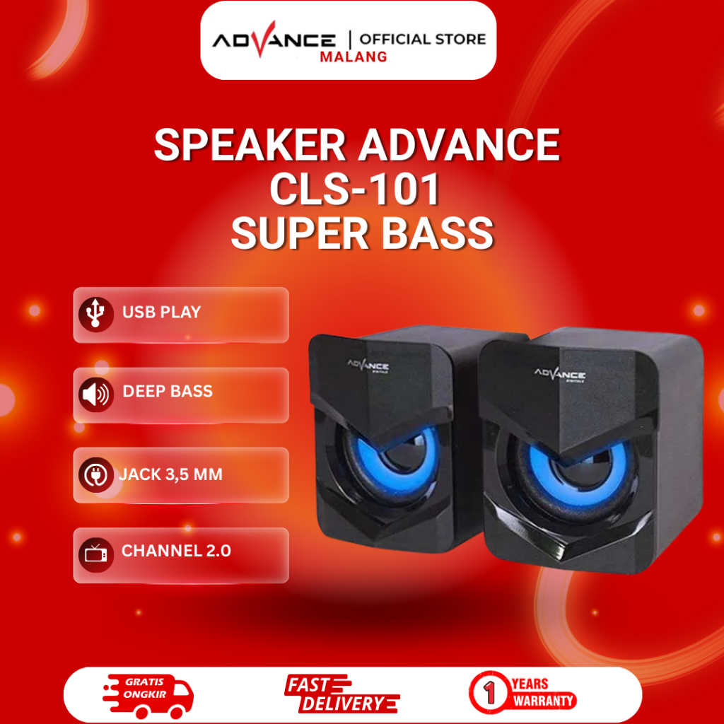 Speaker Advance CLS-101 Speaker Komputer Speaker laptop CLS101