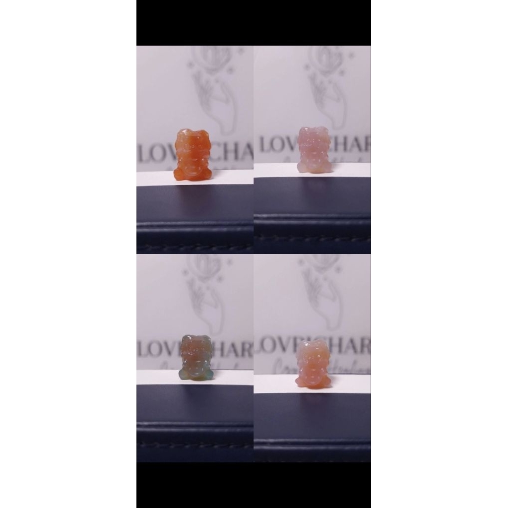 YANYUAN AGATE SPACER TUN JIN SHOU Yan Yuan Agate Carving