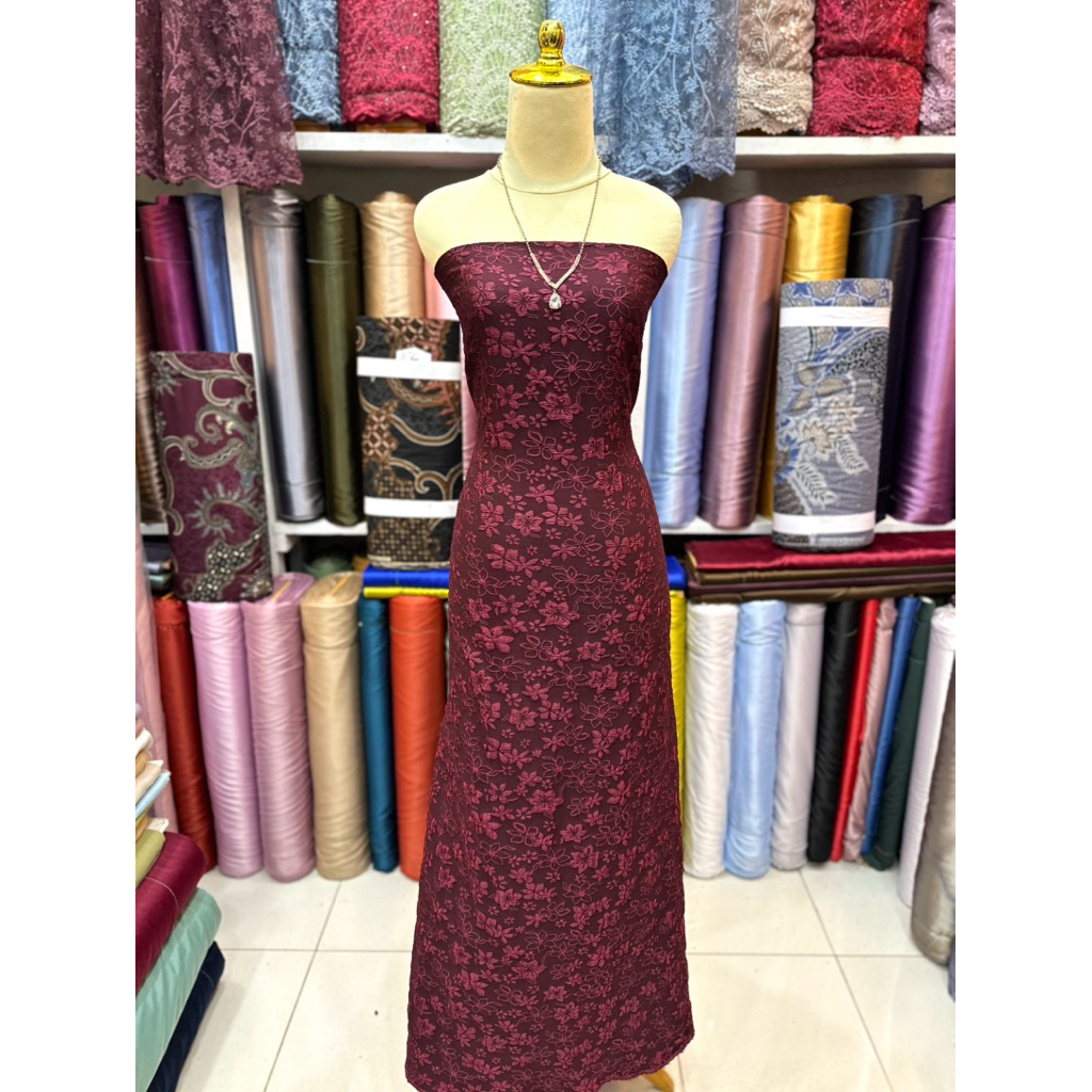 [Sandang Jaya Textile] / Bahan Fukuro Jacquard Premium / Bahan Jacquard Emboss Premium / Bahan Fukur