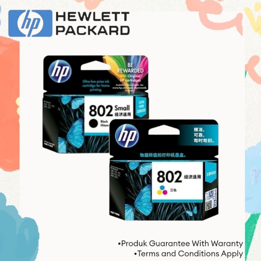 TINTA HP 802 SMALL BLACK & COLOR
