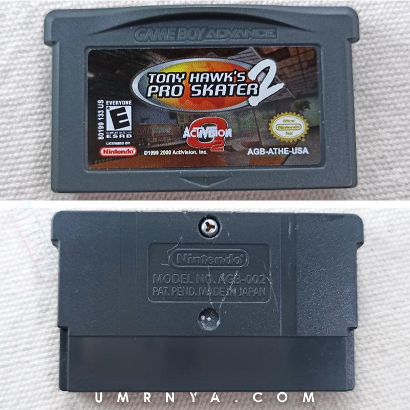 Kaset Original Gameboy Tony Hawk 2 Hawk's Hawks GBA Game Boy