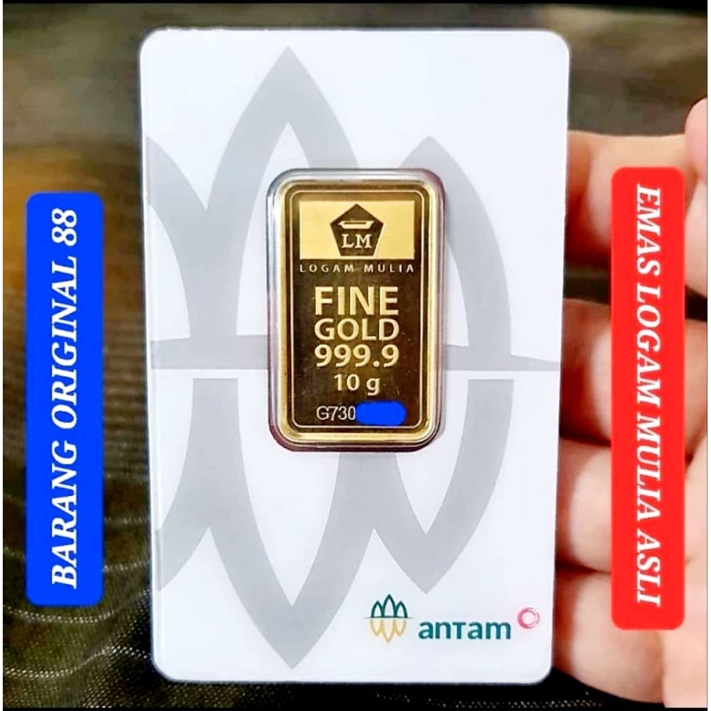 JAKARTA BUKA 24 JAM TAHUN TERBARU 2025 BERAT 10 GRAM PASTI ASLI ORIGINAL  BERSERTIFIKAT CERTICARD NA