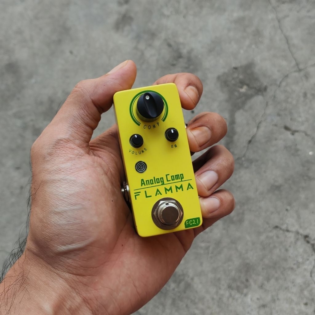 Flamma analog comp optical compressor fc21 pedal efek gitar fc 21 compresor bekas second normal effe