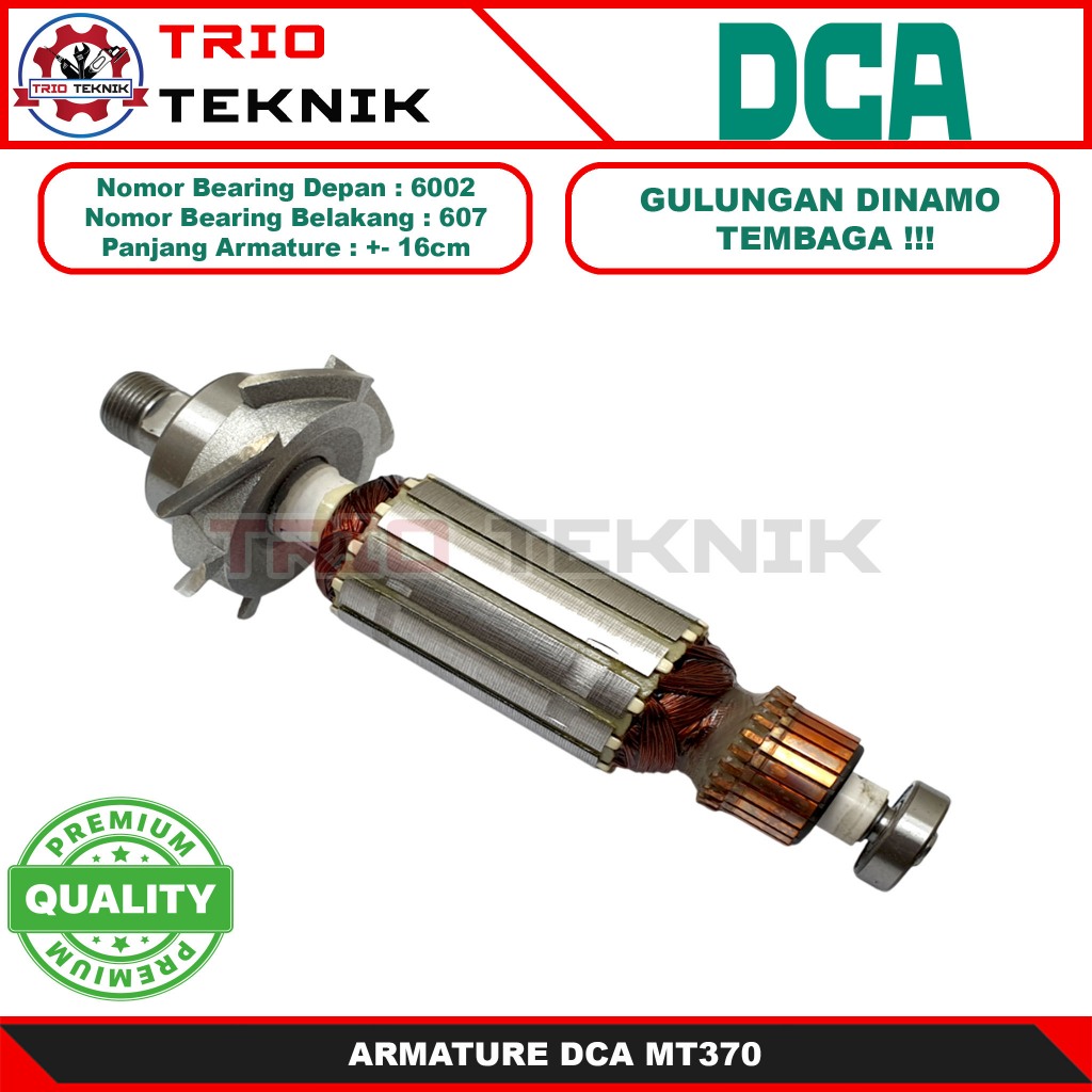 DCA Armature Angker Profil Maktec MT 370 Trimmer MT370