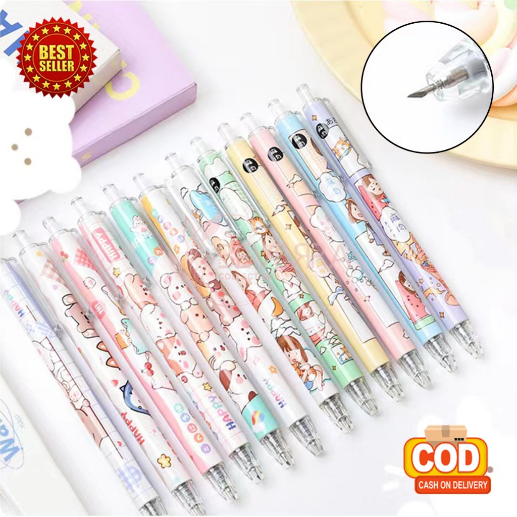 Cutter Pen Pemotong Stiker Pena Pisau Pulpen Ukir Pemotong Seni DIY Scrapbook Lucu ATKBO