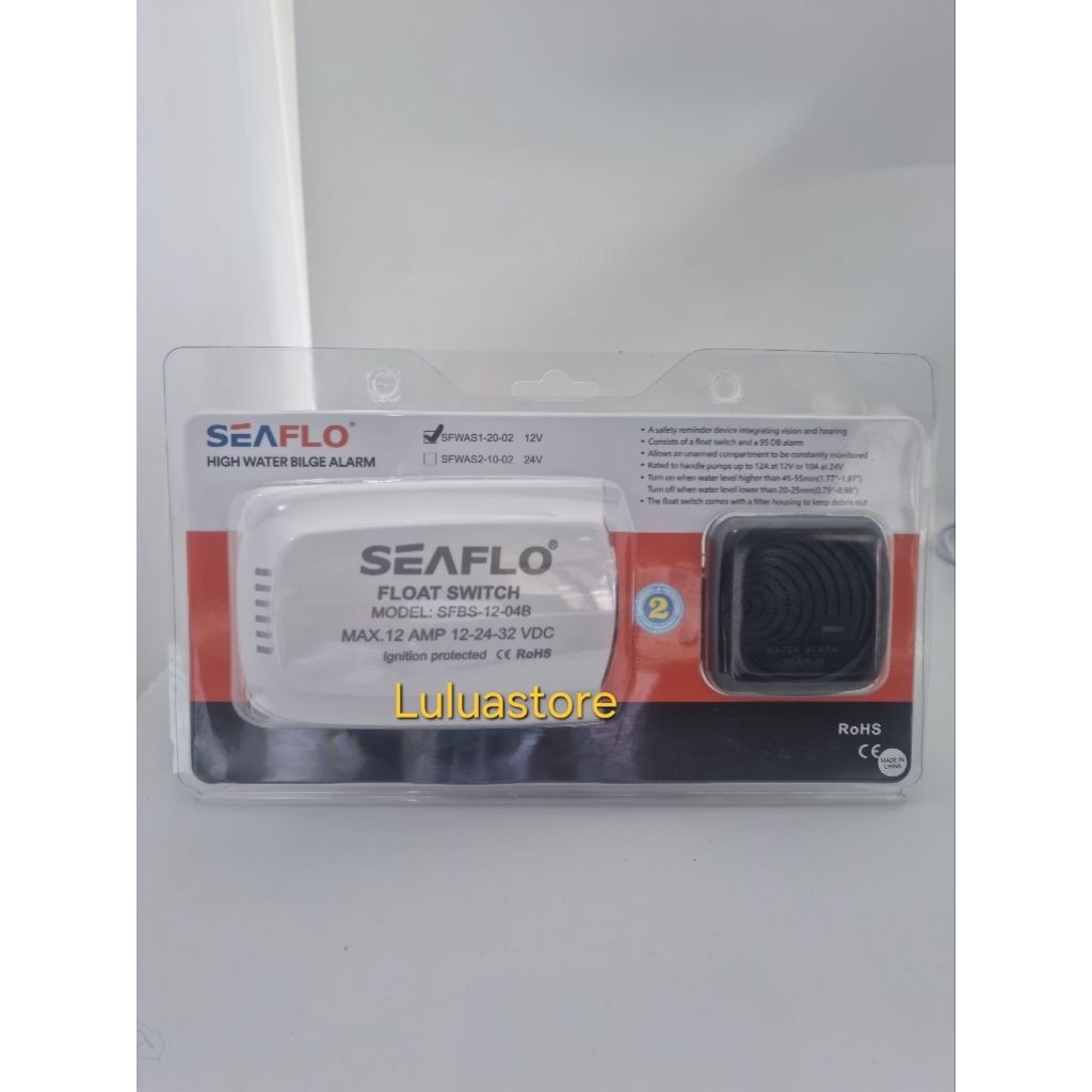 Float Switch SEAFLO High Water Bilge Alarm High Water Bilge Alarm