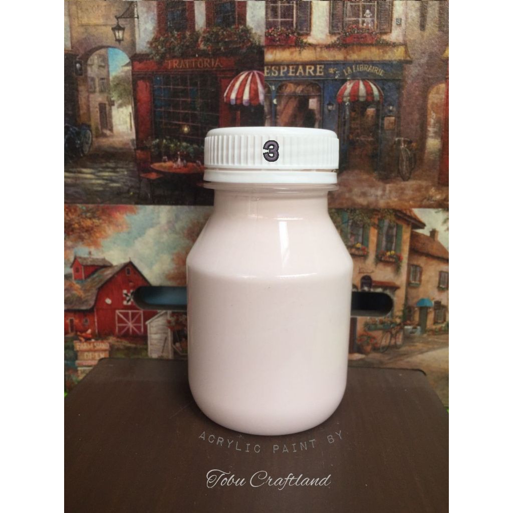 Cat Akrilik No.3 120ml | Acrylic Paint by Tobu | Anti-crackle | Eco friendly