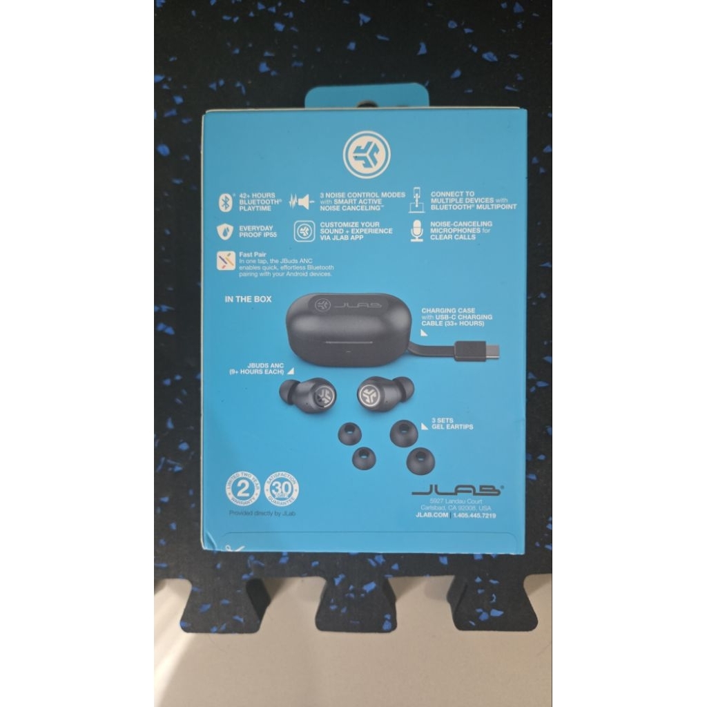 JLAB Jbuds ANC TWS Bluetooth Earphones Earbuds