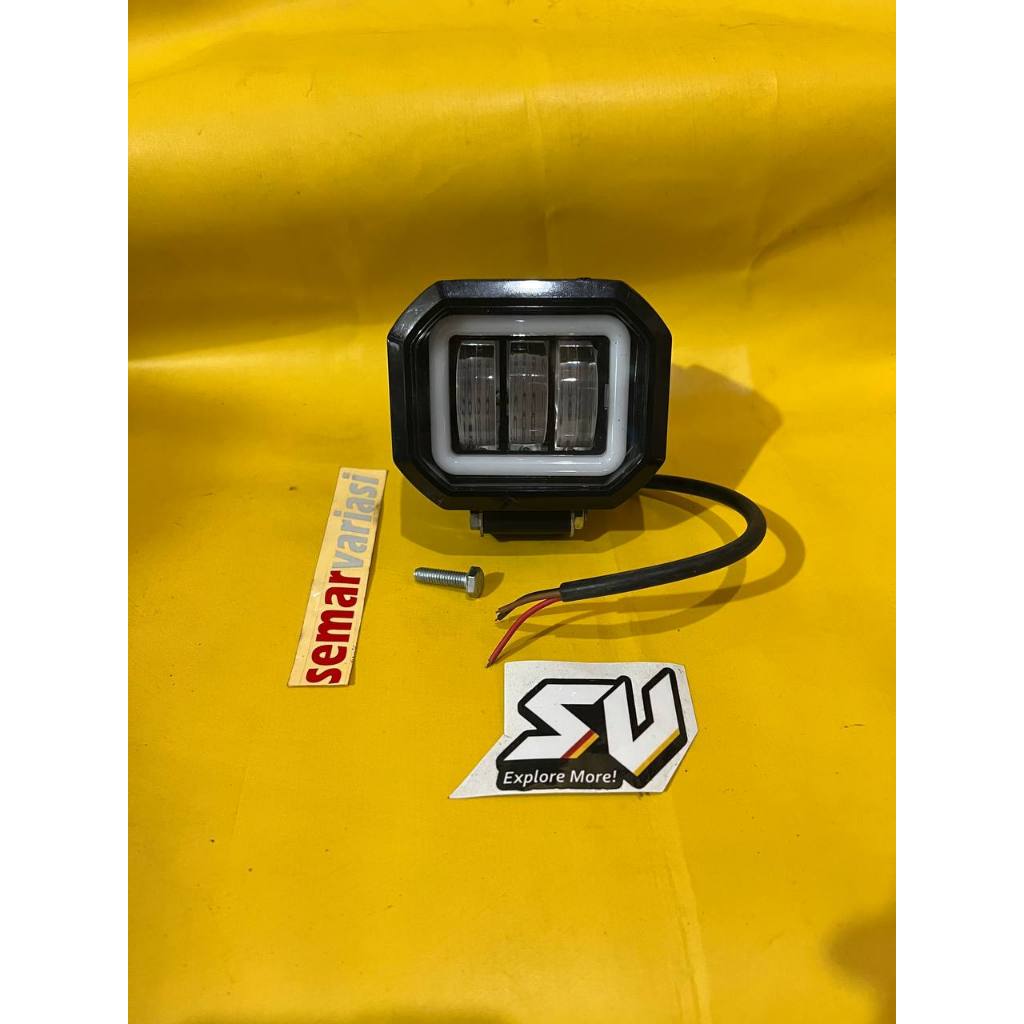 CUCI GUDANG LAMPU DAYMAKER 3 MATA LED 12V