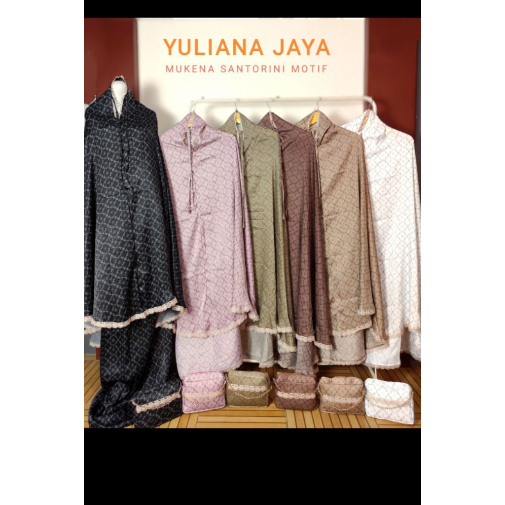 mukena cantik silky armany polos