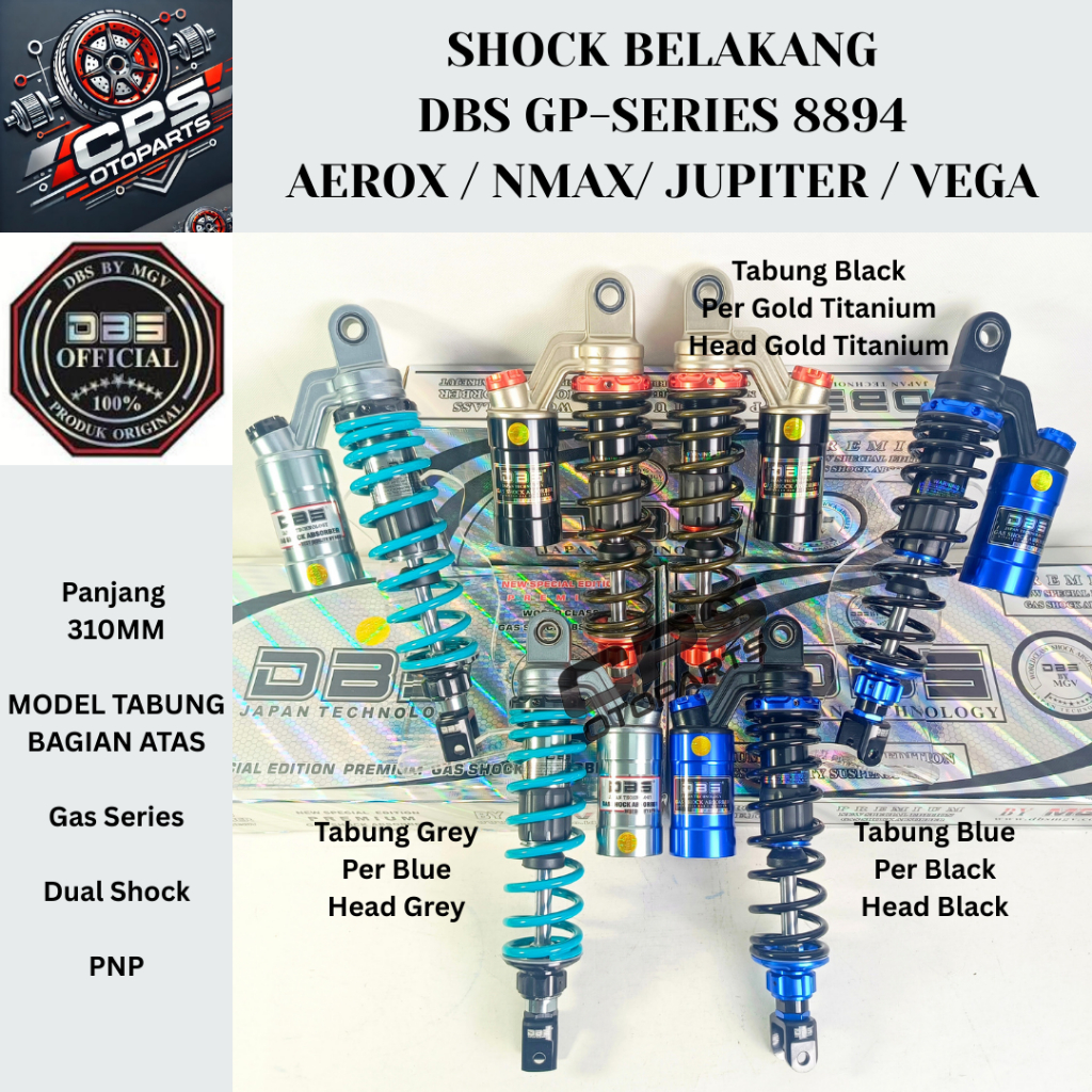 Shock DBS 310MM GP-Series 8894 Aerox / Nmax / Lexi Original DBS BY MGV