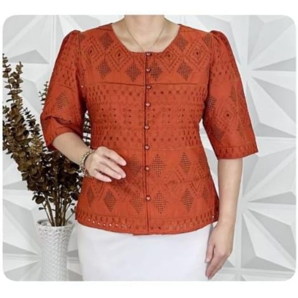 ATASAN BLOUSE KATUN BOLONG TERBARU PREMIUM WANITA