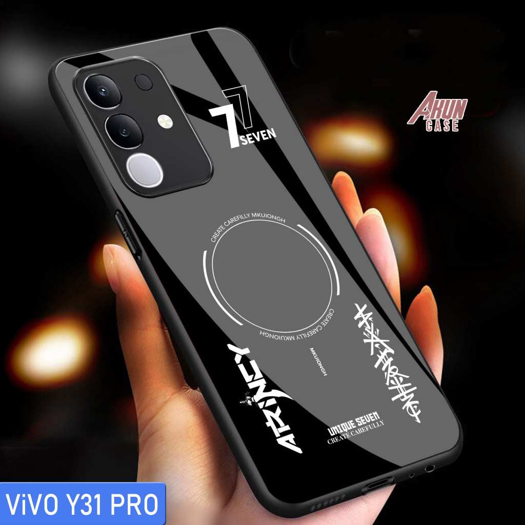 Softcase Glass Kaca Vivo Y31 Pro- Casing Hp Terbaru - Case Hp Vivo Y31 Pro - Softcase Vivo Y31 Pro -