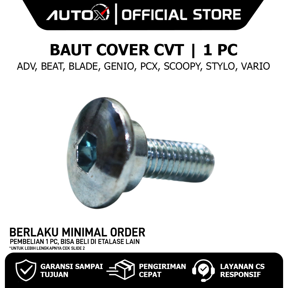 PARTAI Baut Cover CVT Beat Street K1AL POP Sporty eSP K61 K25G K81 & Blade & Genio & PCX CBU K36J K9