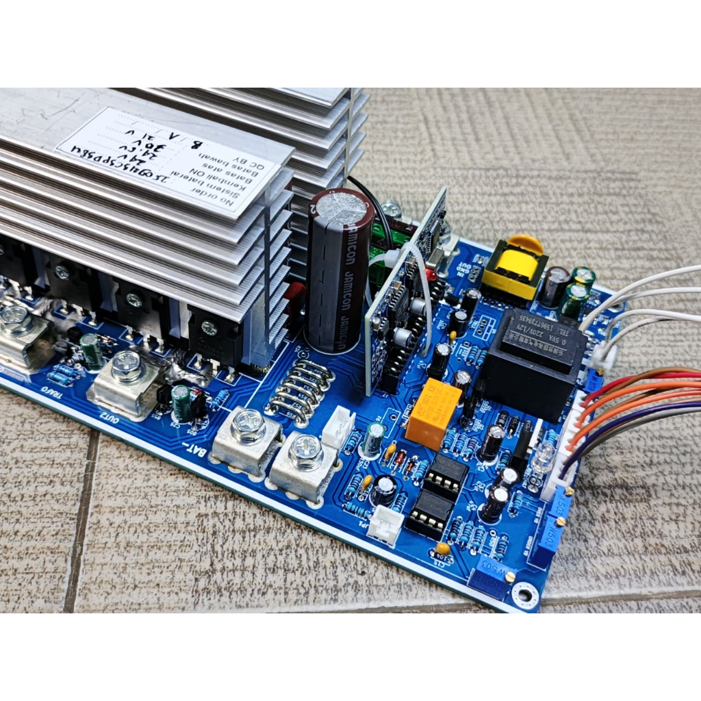 Beaded Bloom Inverter Low Frekuensi 8 Mosfet Dc To Ac 220V Frequency Psw 8Mosfet Egs002 Kit Inverter