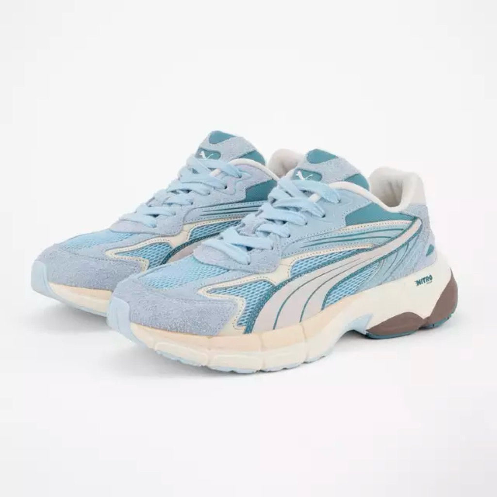 PUMA x Ive Sepatu Sneakers Kasual Teveris Nitro Pastel Silver Sky- sz 38