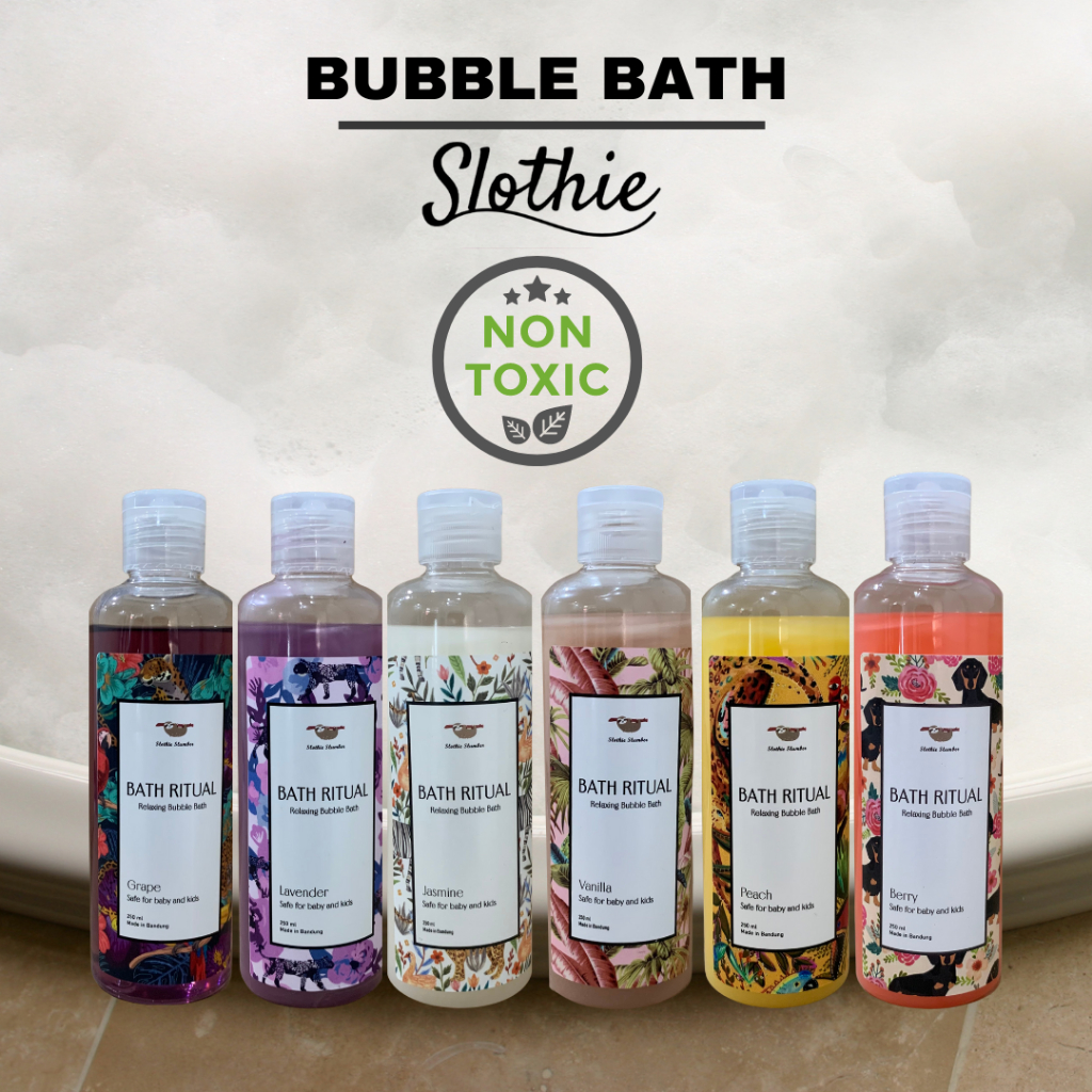 BUBBLE BATH (250ml) - PREMIUM SABUN MANDI CAIR BUSA - FOAM BOOSTER TRAVEL SIZE