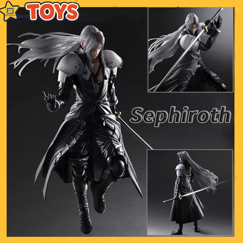 45cm Final Fantasy 7 Ultimate Bad Ending Sephiroth Special Forces Villain Figure / Action Figure Dek