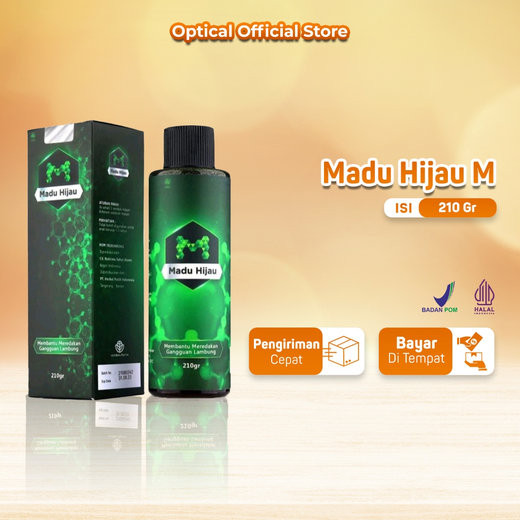 Madu Hijau M - Madu Hijau Original Untuk Lambung isi 210 gr