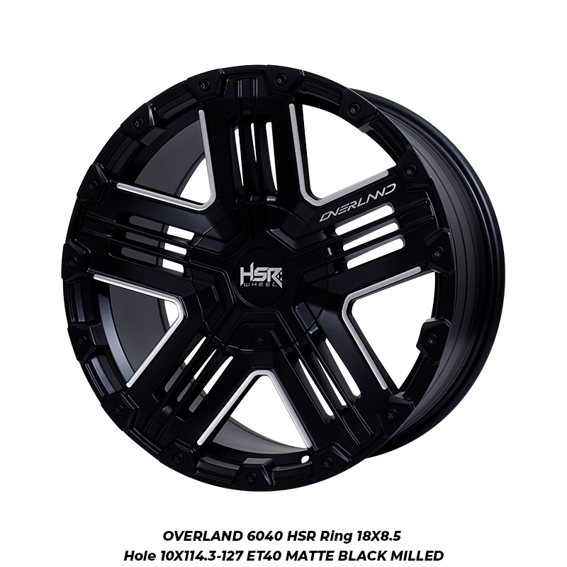 Velg Ring 18 Hsr Overland Cocok Untuk Rubicon, Innova, Xpander Cross, Crv, Xtrail, Velg Mobil R18 Le