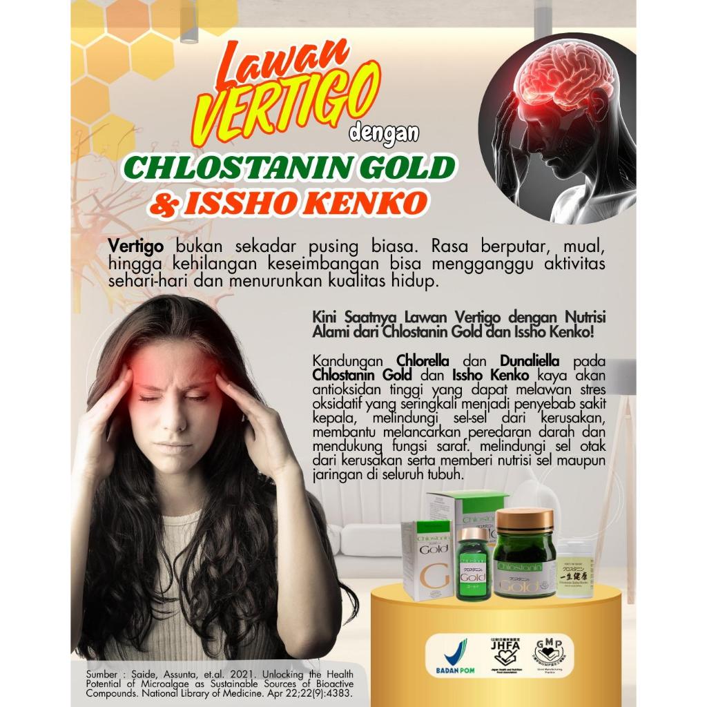 ISSHO KENKO ISI 90 CAPSUL BERKASIAT UNTUK AKTIFKAN INGATAN