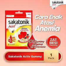 Sakatonik Activ Gummy - Multivitamin Zat Besi