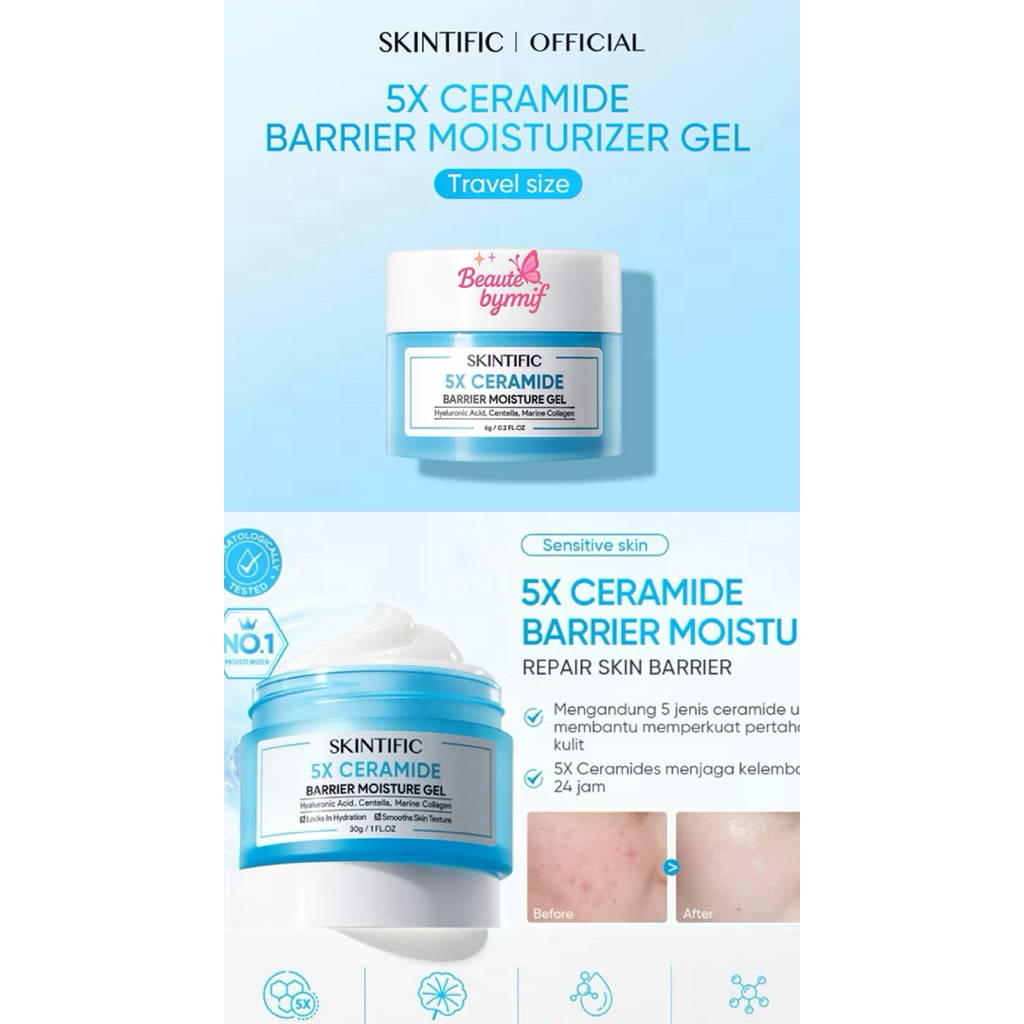 SKINTIFIC MSH Niacinamide Brightening Moisturizer Moisture Gel 6gr