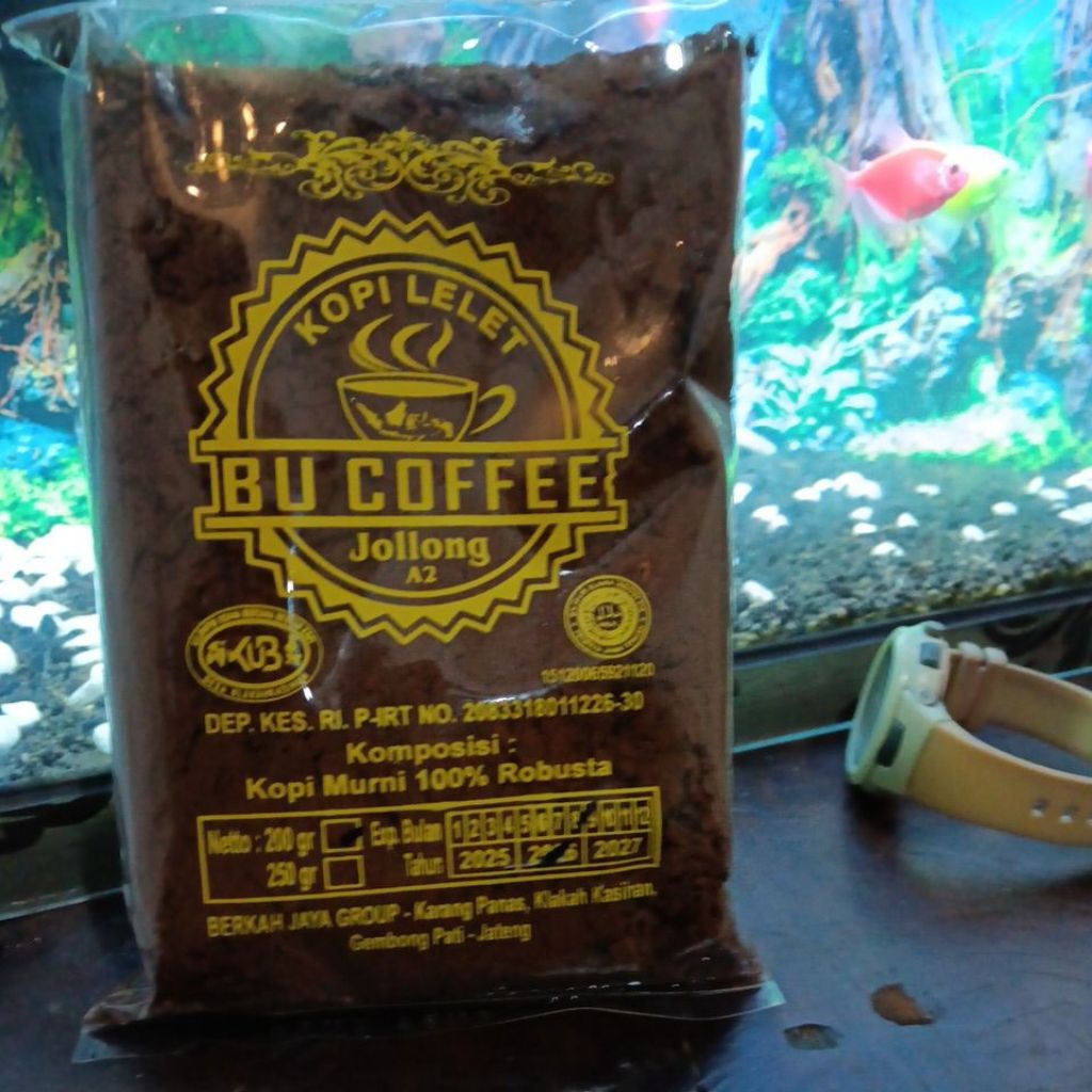 Kopi bubuk / Kopi lelet 200 gr khas jolong pati jawa tengah